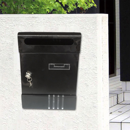 Buzón De Montaje En Pared Exterior Con Cerradura Con Llave