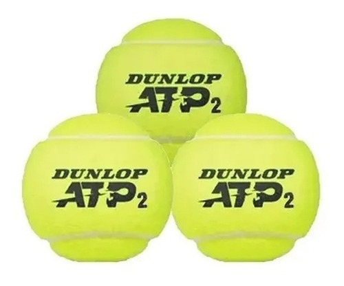 Pelota Tenis Dunlop Atp Extra Duty X 3 Tubo Pelotitas Balls