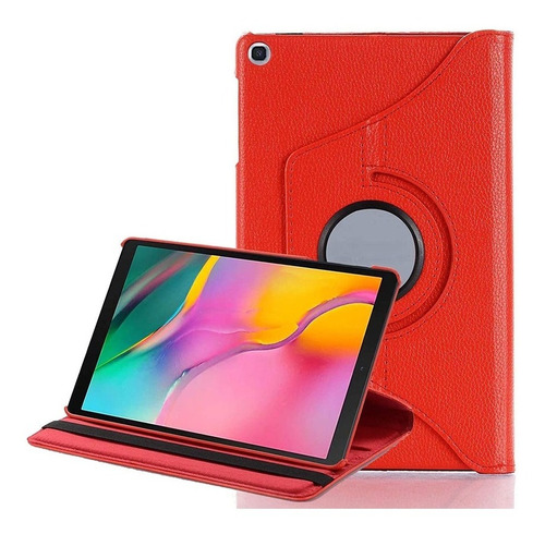 Imagen 1 de 5 de Estuche 360 Para Tablet Samsung  Tab A8 Sm-p200/p205 - Rojo