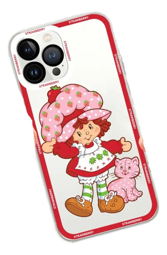 Funda De Teléfono Vintages Strawberry Para iPhone 13, 14, 12