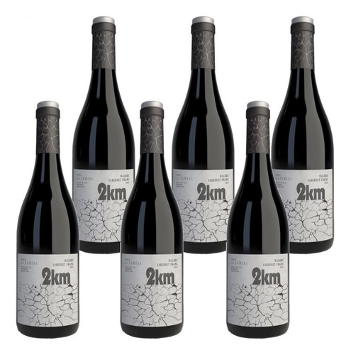 Vino 2 Km Blend (malbec-cabernet Franc) Caja X 6un