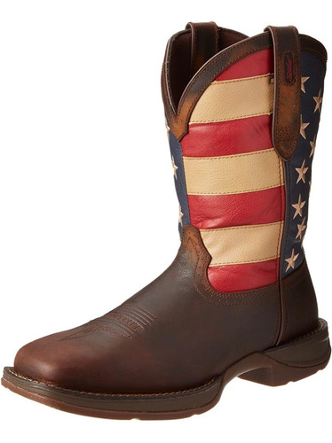 Durango Botas Vaqueras Western Cowboy Caballero Flag