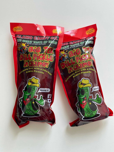 Pepino Pickle Chamoy Con 2 Piezas