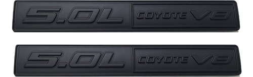 2 Emblemas De Coyote V8 De 5.0 L, Calcomanías 3d Para Malete