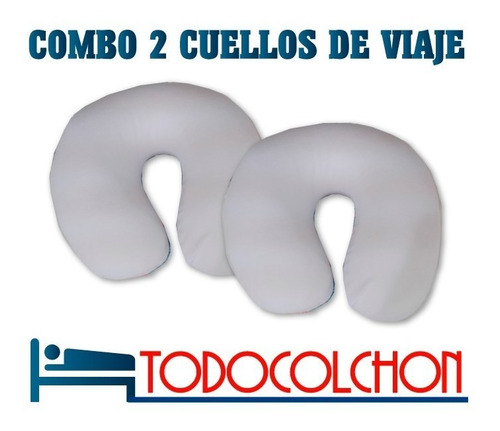Combo 2 Almohadas Cuello Viaje Cervica Relax Inteligente
