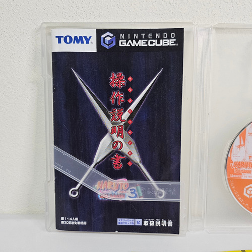 Naruto Clash Of Ninja 3 - Juego Original Gamecube (Usado)