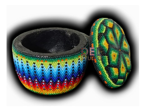 Alhajero Chaquira Huichol Madera