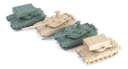 De 4 Piezas, Modelo 1:144, Tanque Pesado 4d Para Favores De