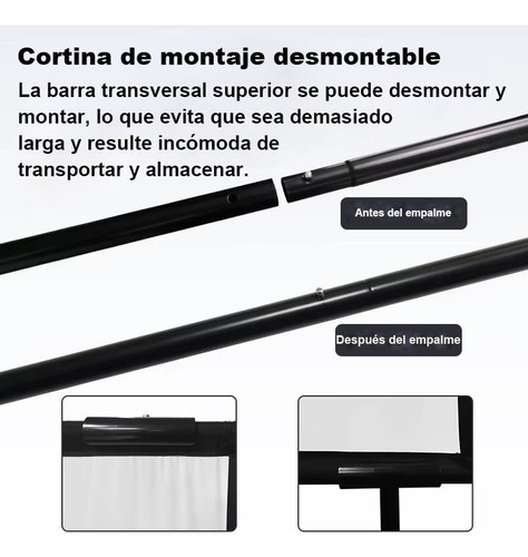 Pantalla De Proyección Exterior De 100 Pulgadas Con Soporte