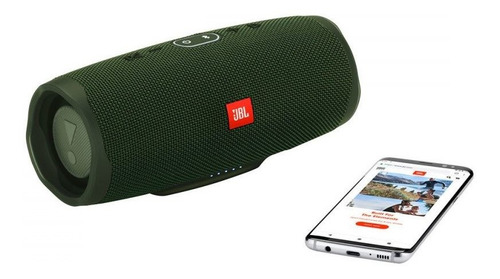 Caixa De Som Jbl Charge 4 Portátil Sem Fio Verde Original