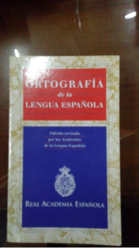 Libro Ortografía De La Lengua Española