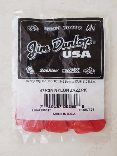 Dunlop Jazz Iii pesado color cloud red
