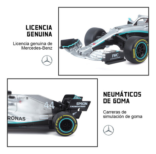 Maisto Rc F1 Carro Mercedes-amg W10 #44 Hamilton Fórmula 1:2