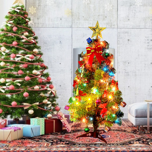 Mini Adornos Led Para Árbol De Navidad De 45 Cm Para Mesa