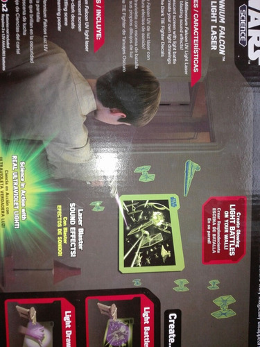 Star Wars Science Milenium Falcon Uv. Light Laser (Usado)