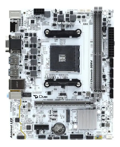 Placa Mãe Duex A520m Am4 Ddr4 Matx Chipset A520 Dx-a520zg