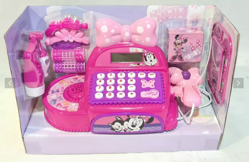 Juguete Caja Registradora Minnie Mouse Con Sonido Original