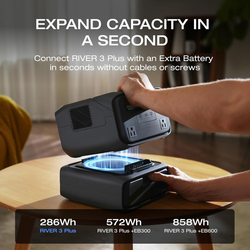 Ef Ecoflow Solar Generator River 3 Plus With 110w Solar P...