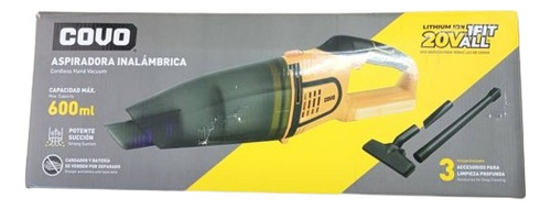 Aspiradora Inalambrico 20v Covo + Bateria 4ah + Cargador