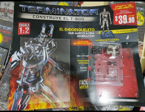 Fascículos 1-25 Para Armar Terminator T-800 Salvat R 1 A 2