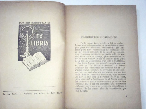 1943 Viaje Pais Matreros Fray Mocho Ed Tor - En La Plata (Usado)