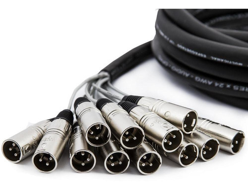 Multicabos Xlr 12 Vias Santo Angelo - 3 Mt