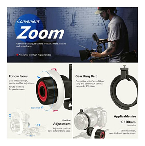 Neewer Sistema De Video Making Kit De La Película Para Color Negro+rojo