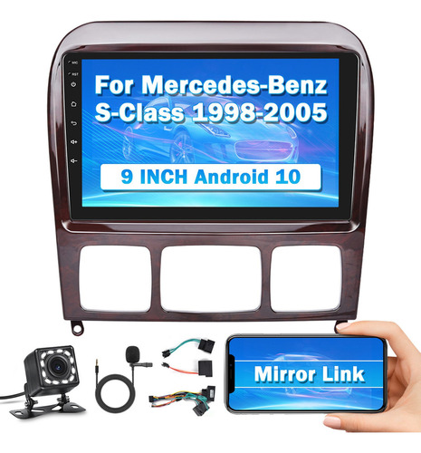 Autoestéreo Android 10.0 For Mercedes-benz Clase S 1999-07