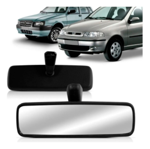 Retrovisor Interno Fiat Uno / Palio (pastilha Triangular)