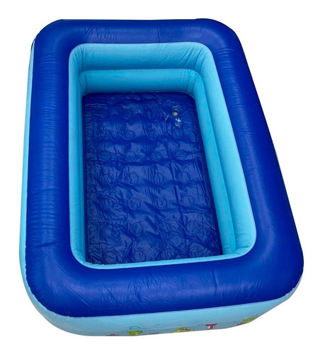 Imagen 4 de 9 de Piscina Inflable Rectangular Bebes Y Niños 120 Cm