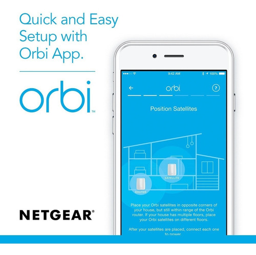 Netgear Orbi Inicio Sistema Wifi: Ac2200 Tri-banda De La Red