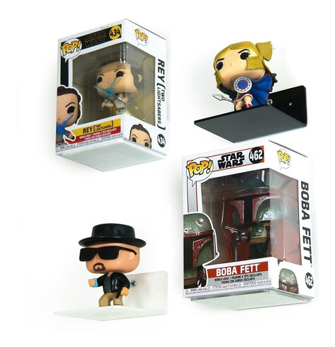 Repisa Acrílico De Pared Para Funko Pop! (4 Piezas)