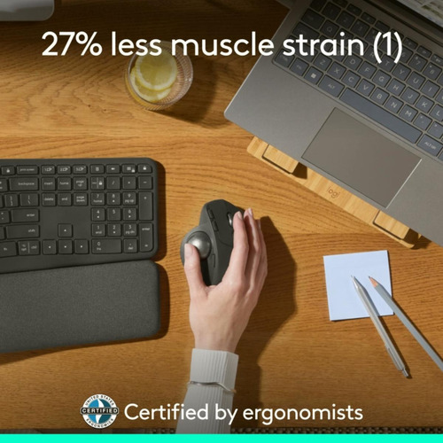 Logitech Mx Ergo S Mouse Inalámbrico Avanzado Con