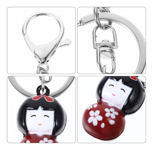 Llavero Tradicional Japonés Tipo Kimono, 2 Unidades: Figura