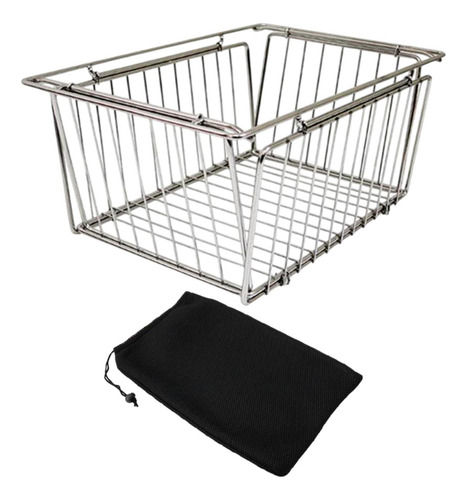 Canasta De Campamento Plegable, Recipiente De Cesta De