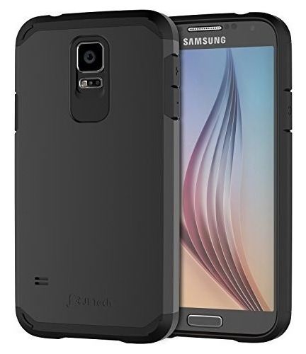 Jetech Funda Para Samsung Galaxy S5, Funda Protectora, Negro