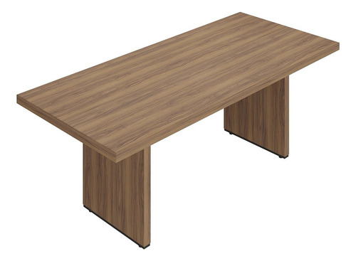 Mesa Para Escritório E Reunião 2 Metros Tamburato 5 Cm Wt