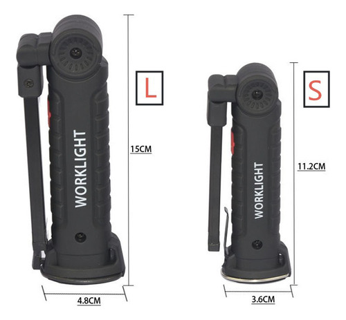 Inspección De Lámparas De Emergencia Plegables Led Cob Multi