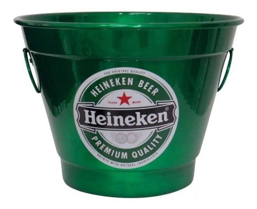 Balde De Gelo Personalizado Cerveja Heineken