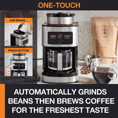 Cafetera Krups Km202850 Simply Brew Con Molinillo