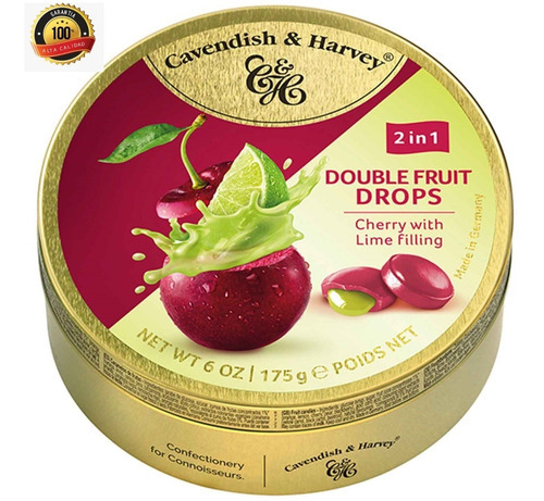 Caramelo Cavendish & Harvey® Dulces Alema - G A $64 Variante Cereza Y Limon