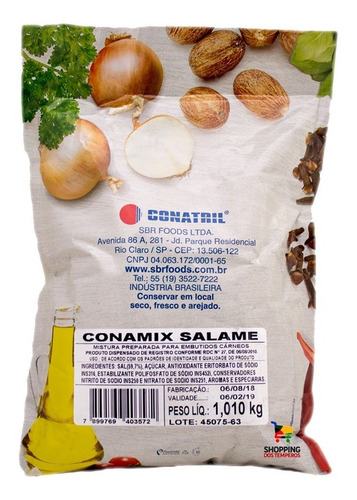 Kit Completo Para Produção Salame Italiano + Receita Grátis