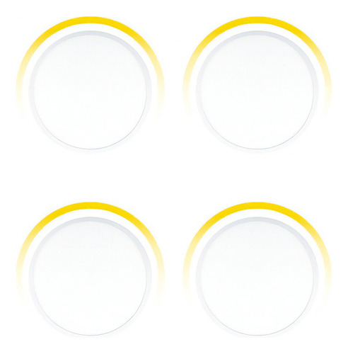 Panel Led Icon Ajustable 20w Luz Cálida Pack De 4 Piezas Color Amarillo