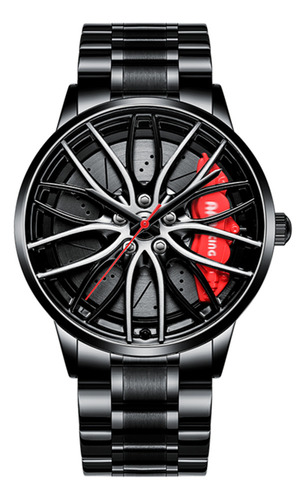 Relojes De Coche For Hombre: Diseño Deportivo De Acero Inox