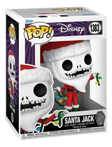 Funko Pop The Nightmare Before Christmas 30th Santa Jack