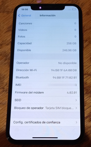 iPhone X 256gb (Usado)