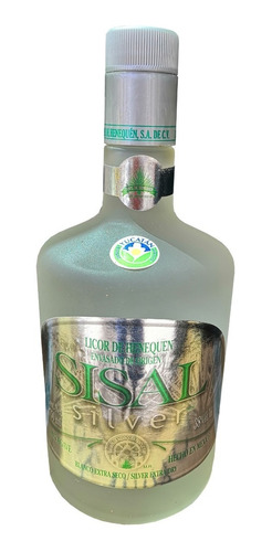 Sisal Silver 750ml. 38 Alc. Vol. Yucatan. 100% Agave.