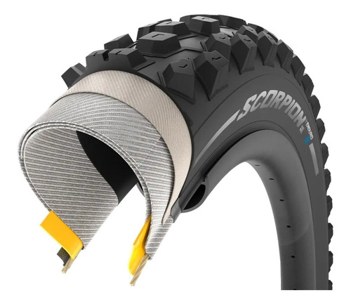 Llanta Pirelli Scorpion Enduro S Hardwall 27.5×2.4 Tubeless Color Negro
