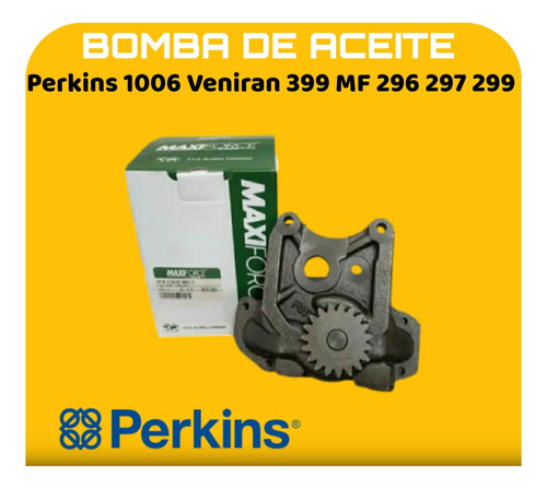 Bomba De Aceite Perkins 1006 Veniram 399 Mf 296 297 299