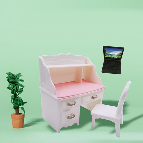 4 Paquete De 2-4 Sillas De Escritorio En Miniatura 4 Piezas